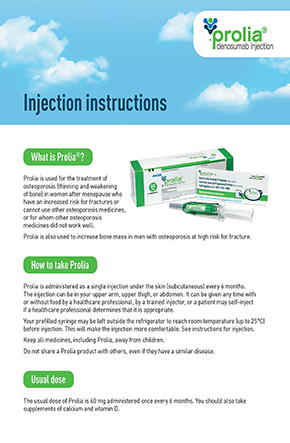 Prolia Self-Injection Leaflet